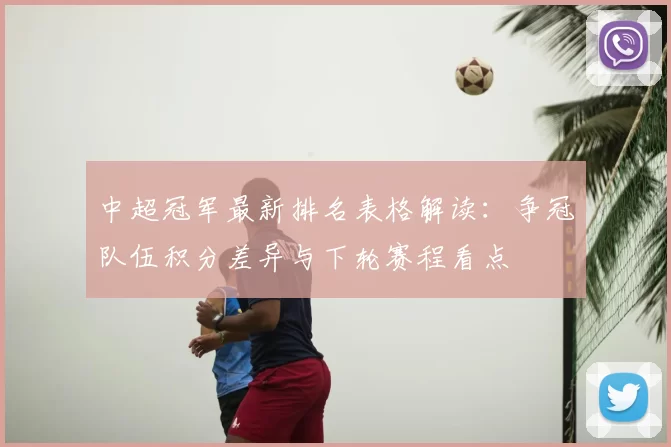 中超冠军最新排名表格解读：争冠队伍积分差异与下轮赛程看点